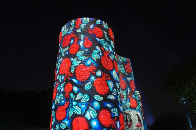 360° mapping, Maiden Tower, Baku