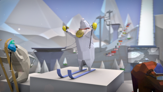 Bear Ski Jumping