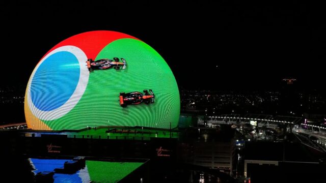 Chrome × McLaren × Sphere @ Las Vegas